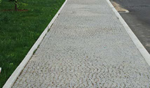 Walk way in granite cube 5 x 5 cm