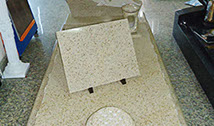 Funerary art, granite grave